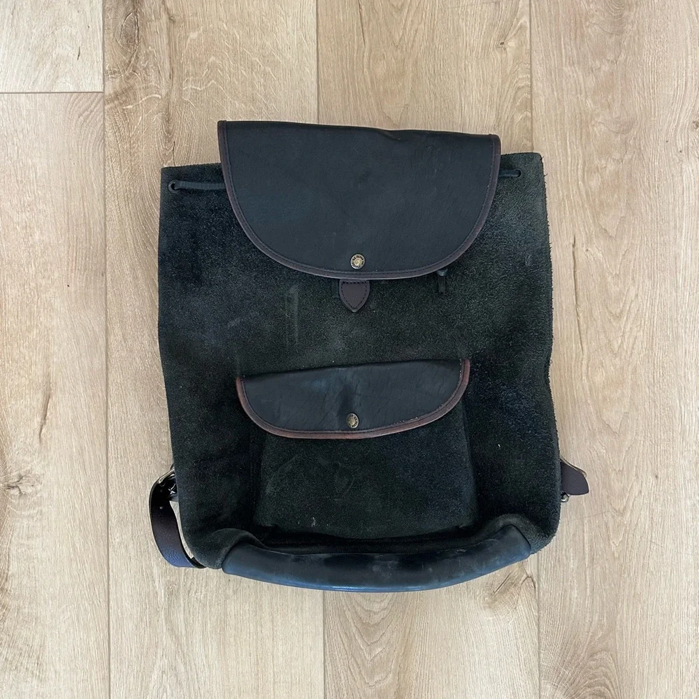 Filson Leather Backpack. - Picture 1 of 9